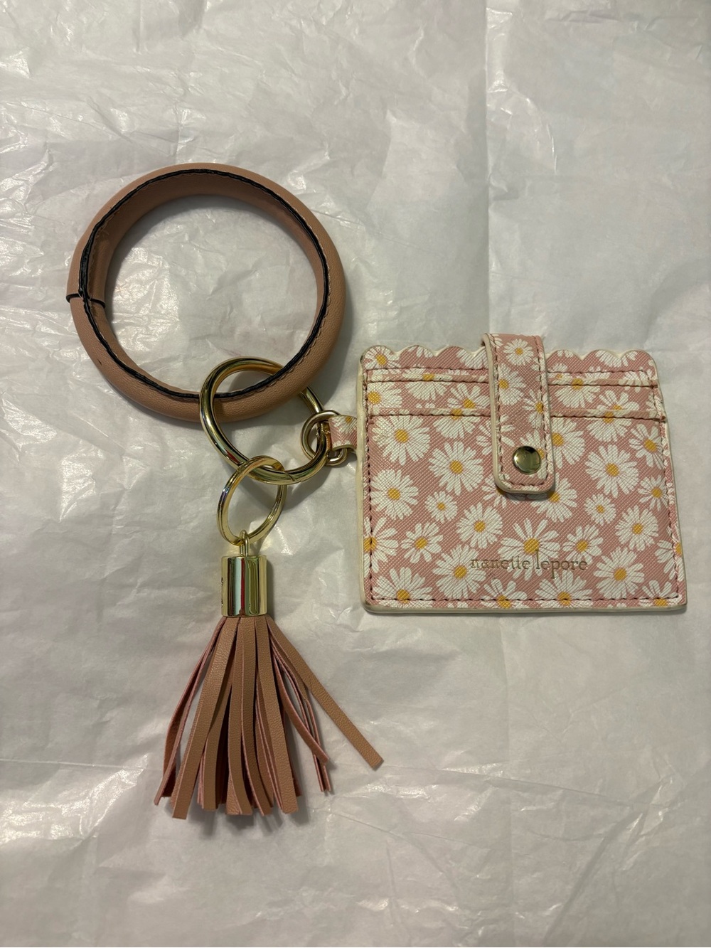 Nanette Lepore Daisy wrist ID holder